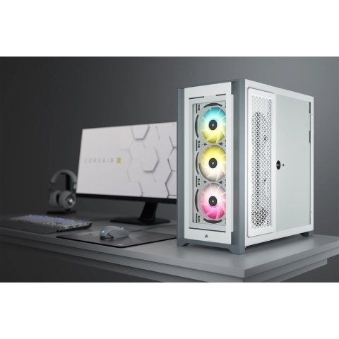 Obudowa Corsair iCUE 5000X RGB Mid-Tower ATX Tempered Glass White (CC-9011213-WW) Obudowa Corsair iCUE 5000X RGB Mid-Tower ATX Tempered Glass White (CC-9011213-WW)