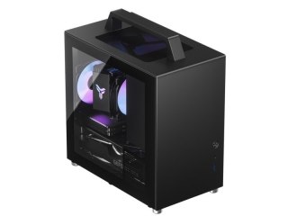 Obudowa Jonsbo T8 PLUS Mini-ITX, szkło hartowane - czarna