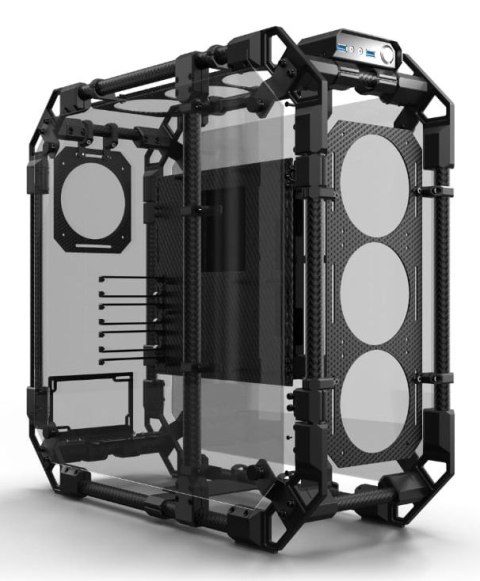 Alphacool Apex Skeleton Full Tower Czarny, Węgiel Alphacool Apex Skeleton Full Tower Czarny, Węgiel