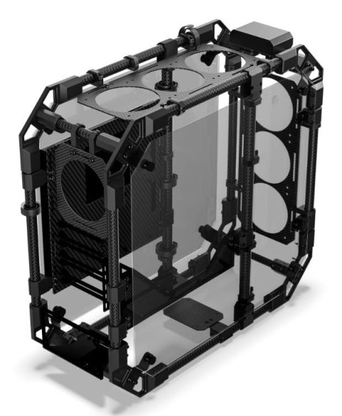 Alphacool Apex Skeleton Full Tower Czarny, Węgiel Alphacool Apex Skeleton Full Tower Czarny, Węgiel