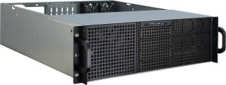 Inter-Tech 3U-30248 Stojak Czarny, Stal nierdzewna