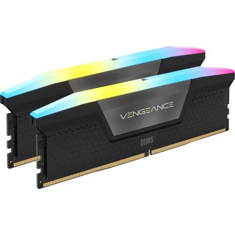 Corsair Vengeance RGB CMH32GX5M2B6400C36 moduł pamięci 32 GB 2 x 16 GB DDR5 6400 MHz Corsair Vengeance RGB CMH32GX5M2B6400C36 moduł pamięci 32 GB 2 x 16 GB DDR5 6400 MHz