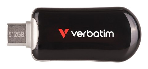 Pamięć flash USB-C STICK Verbatim Plectra Black 512 GB Pamięć flash USB-C STICK Verbatim Plectra Black 512 GB