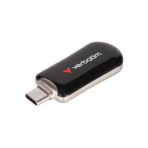 Pamięć flash USB-C STICK Verbatim Plectra Black 512 GB Pamięć flash USB-C STICK Verbatim Plectra Black 512 GB