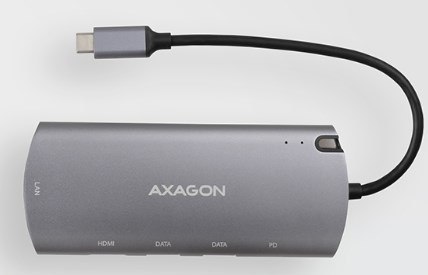 AXAGON HMC-6M2 Wieloportowy hub USB-C AXAGON HMC-6M2 Wieloportowy hub USB-C