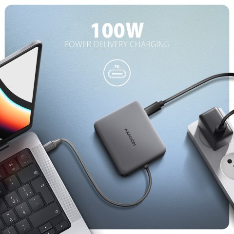 Axagon N HMC-5HL USB 5Gbps hub 2x USB-A HDMI 4k/60Hz RJ-45 GLAN PD 100W kabel USB-C Przewodowa USB 3.2 Gen 1 (3.1 Gen 1) Type-C Axagon N HMC-5HL USB 5Gbps hub 2x USB-A HDMI 4k/60Hz RJ-45 GLAN PD 100W kabel USB-C Przewodowa USB 3.2 Gen 1 (3.1 Gen 1) Type-C