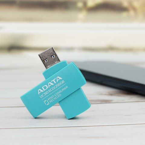 ADATA UC310 ECO pamięć USB 256 GB USB Typu-A 3.2 Gen 1 (3.1 Gen 1) Zielony ADATA UC310 ECO pamięć USB 256 GB USB Typu-A 3.2 Gen 1 (3.1 Gen 1) Zielony