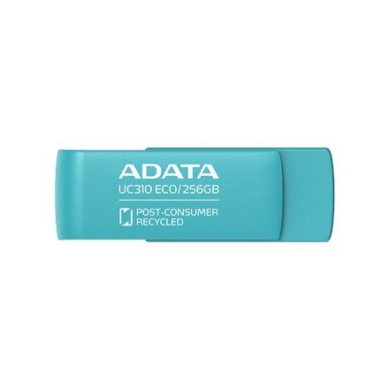 ADATA UC310 ECO pamięć USB 256 GB USB Typu-A 3.2 Gen 1 (3.1 Gen 1) Zielony ADATA UC310 ECO pamięć USB 256 GB USB Typu-A 3.2 Gen 1 (3.1 Gen 1) Zielony
