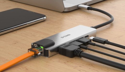 Adapter D-Link DUB-M520 - Przewodowy - Thunderbolt 3 - 60 W - 10,100,1000 Mbit/s - IEEE 802.3 - IEEE 802.3ab - IEEE 802.3az - IE Adapter D-Link DUB-M520 - Przewodowy - Thunderbolt 3 - 60 W - 10,100,1000 Mbit/s - IEEE 802.3 - IEEE 802.3ab - IEEE 802.3az - IE