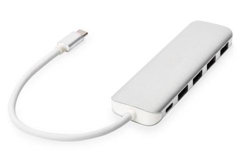 Digitus 4-portowy hub USB Type-C™ (USB 3.0) + PD Digitus 4-portowy hub USB Type-C™ (USB 3.0) + PD