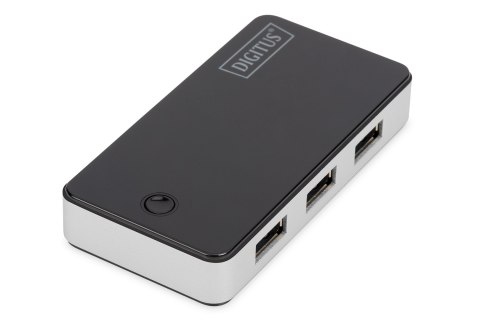 Digitus Hub USB 3.0, 4 porty, czarny