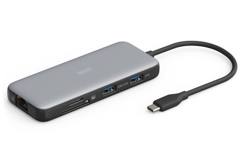 Digitus Stacja dokująca USB-C, 8-portowa Digitus Stacja dokująca USB-C, 8-portowa