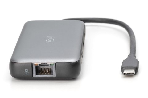 Digitus Stacja dokująca USB-C, 8-portowa Digitus Stacja dokująca USB-C, 8-portowa