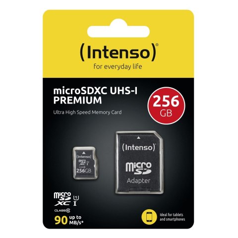 Intenso microSD Karte UHS-I Premium 256 GB Klasa 10 Intenso microSD Karte UHS-I Premium 256 GB Klasa 10