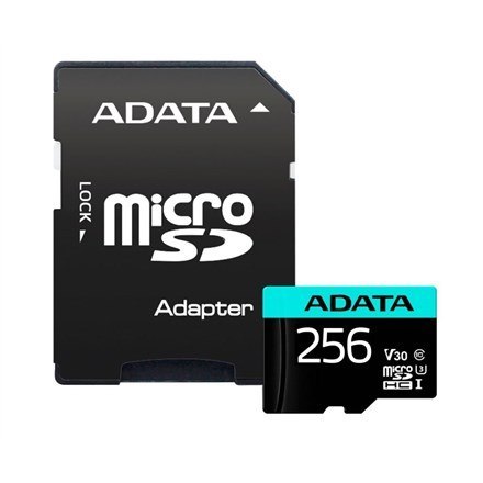 Karta pamięci ADATA Premier Pro 256 GB MicroSDXC UHS-I Klasa 10 Karta pamięci ADATA Premier Pro 256 GB MicroSDXC UHS-I Klasa 10