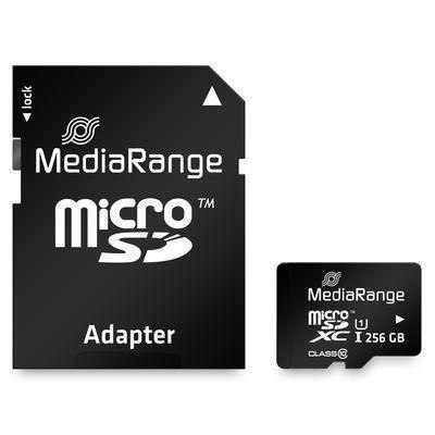 MediaRange MR946 pamięć flash 256 GB MicroSDXC UHS-I Klasa 10 MediaRange MR946 pamięć flash 256 GB MicroSDXC UHS-I Klasa 10
