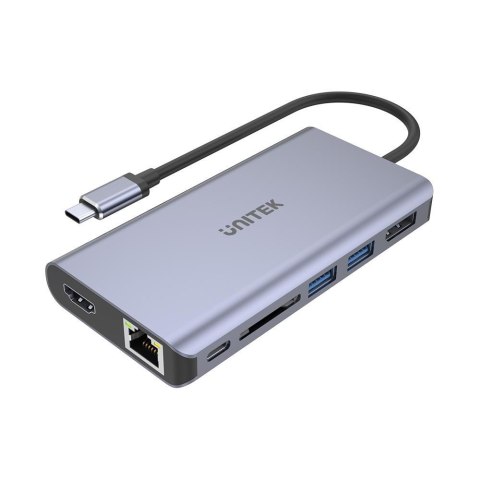 UNITEK HUB USB-C 2X USB 3.1, HDMI, DP, RJ45, SD UNITEK HUB USB-C 2X USB 3.1, HDMI, DP, RJ45, SD