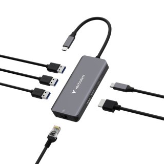 Verbatim 32157 huby i koncentratory USB 3.2 Gen 1 (3.1 Gen 1) Type-C 5000 Mbit/s Szary