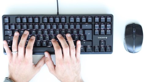 CHERRY G80-3000N RGB TKL klawiatura Uniwersalne USB QWERTZ Niemiecki Czarny CHERRY G80-3000N RGB TKL klawiatura Uniwersalne USB QWERTZ Niemiecki Czarny