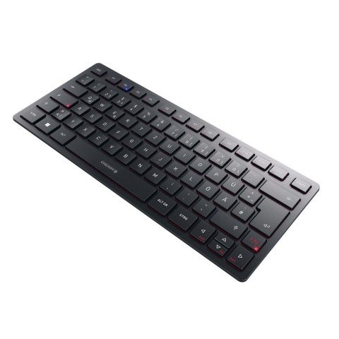 CHERRY KW 9200 MINI klawiatura Uniwersalne USB + RF Wireless + Bluetooth QWERTZ Niemiecki Czarny CHERRY KW 9200 MINI klawiatura Uniwersalne USB + RF Wireless + Bluetooth QWERTZ Niemiecki Czarny