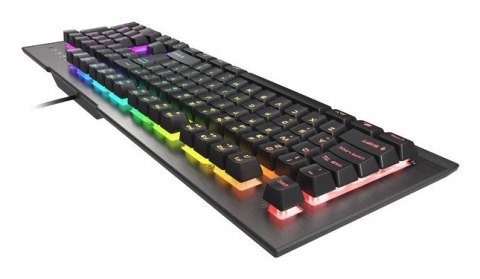 GENESIS Rhod 500 RGB klawiatura Gaming USB QWERTY ES Hiszpański Czarny GENESIS Rhod 500 RGB klawiatura Gaming USB QWERTY ES Hiszpański Czarny