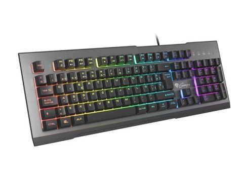 GENESIS Rhod 500 RGB klawiatura Gaming USB QWERTY ES Hiszpański Czarny GENESIS Rhod 500 RGB klawiatura Gaming USB QWERTY ES Hiszpański Czarny