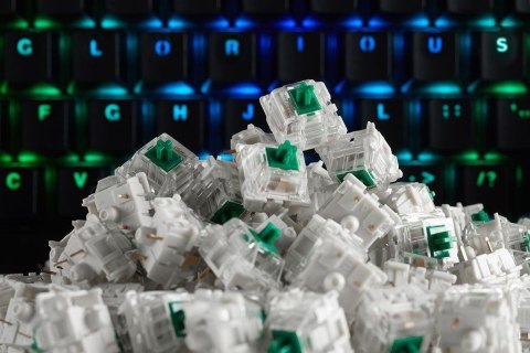 Glorious PC Gaming Race GAT-GREEN przełącznik klawiszowy Zielony 120 szt. Glorious PC Gaming Race GAT-GREEN przełącznik klawiszowy Zielony 120 szt.