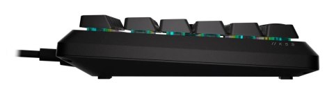 Klawiatura CORSAIR Tas K55 CORE BLACK RGB, Gumowa kopuła, Mechaniczna, USB