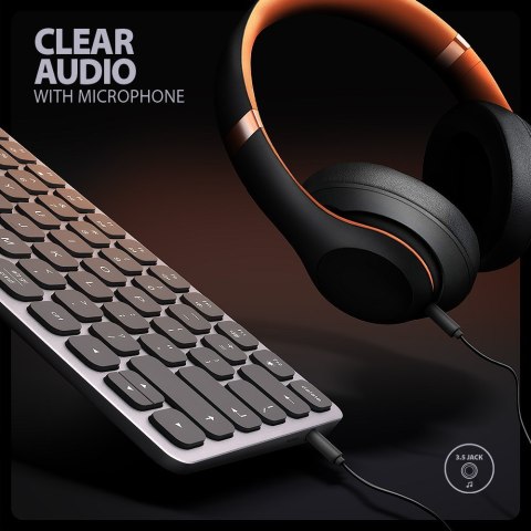 Klawiatura + I/O hub 9w1/0.6m HMC-KB-US AXAGON Klawiatura + I/O hub 9w1/0.6m HMC-KB-US AXAGON