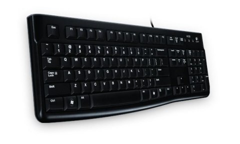 Klawiatura Logitech K120 920-002489 USB QWERTZ Niemiecki Czarny Klawiatura Logitech K120 920-002489 USB QWERTZ Niemiecki Czarny