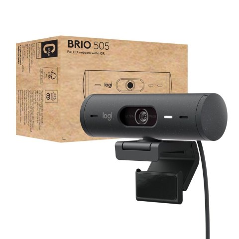 Logitech Brio 505 kamera internetowa 4 MP 1920 x 1080 px USB Czarny Logitech Brio 505 kamera internetowa 4 MP 1920 x 1080 px USB Czarny