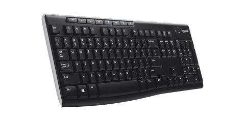 Logitech Wireless Keyboard K270 klawiatura RF Wireless QWERTZ Niemiecki Czarny