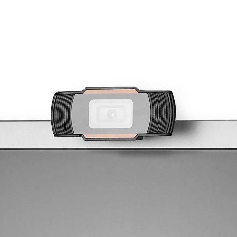 Nedis WCAM100BK kamera internetowa 2 MP 1920 x 1080 px USB 2.0 Czarny Nedis WCAM100BK kamera internetowa 2 MP 1920 x 1080 px USB 2.0 Czarny