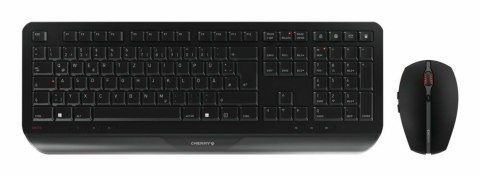 CHERRY JD-7000DE-2 klawiatura Dołączona myszka Dom/Biuro RF Wireless QWERTZ Niemiecki Czarny CHERRY JD-7000DE-2 klawiatura Dołączona myszka Dom/Biuro RF Wireless QWERTZ Niemiecki Czarny