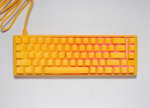 Ducky One 3 Yellow SF klawiatura Gaming USB QWERTY US English Żółty Ducky One 3 Yellow SF klawiatura Gaming USB QWERTY US English Żółty