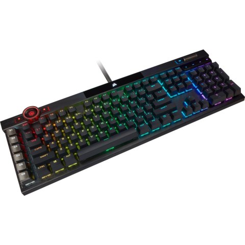 Klawiatura Gamingowa Corsair K100 RGB, Corsair OPX, LED RGB - Czarna Klawiatura Gamingowa Corsair K100 RGB, Corsair OPX, LED RGB - Czarna