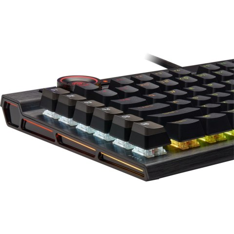 Klawiatura Gamingowa Corsair K100 RGB, Corsair OPX, LED RGB - Czarna Klawiatura Gamingowa Corsair K100 RGB, Corsair OPX, LED RGB - Czarna