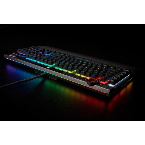 Klawiatura Gamingowa Corsair K100 RGB, Corsair OPX, LED RGB - Czarna Klawiatura Gamingowa Corsair K100 RGB, Corsair OPX, LED RGB - Czarna
