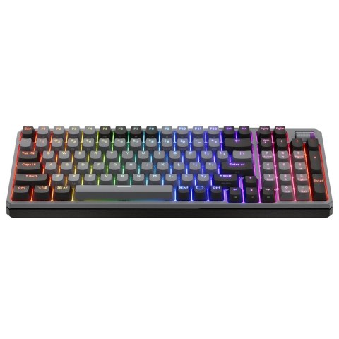 Klawiatura gamingowa COOLER MASTER MK770, przewodowa USB + RF Wireless + Bluetooth, QWERTY Czeski, Ciemny Szary Klawiatura gamingowa COOLER MASTER MK770, przewodowa USB + RF Wireless + Bluetooth, QWERTY Czeski, Ciemny Szary