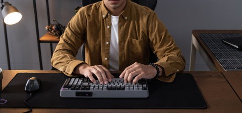 Klawiatura gamingowa COOLER MASTER MK770, przewodowa USB + RF Wireless + Bluetooth, QWERTY Czeski, Ciemny Szary Klawiatura gamingowa COOLER MASTER MK770, przewodowa USB + RF Wireless + Bluetooth, QWERTY Czeski, Ciemny Szary
