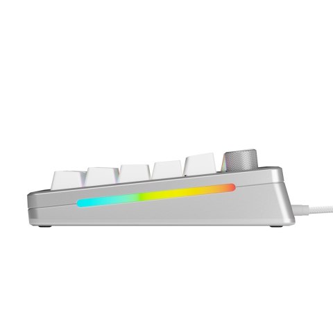 Klawiatura gamingowa Glorious GMMK 3 Pro HE 75% Custom Gaming-Tastatur - Pre-Built, Fox HE Switches, Silber Klawiatura gamingowa Glorious GMMK 3 Pro HE 75% Custom Gaming-Tastatur - Pre-Built, Fox HE Switches, Silber