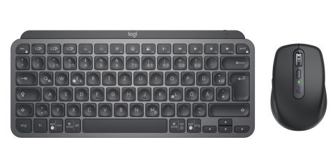Logitech 920-011054 klawiatura Dołączona myszka Biuro RF Wireless + Bluetooth QWERTZ Niemiecki Grafitowy Logitech 920-011054 klawiatura Dołączona myszka Biuro RF Wireless + Bluetooth QWERTZ Niemiecki Grafitowy