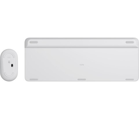 Logitech MK470 klawiatura Dołączona myszka Uniwersalne RF Wireless QWERTZ Niemiecki Biały Logitech MK470 klawiatura Dołączona myszka Uniwersalne RF Wireless QWERTZ Niemiecki Biały