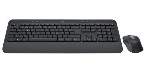 Logitech Signature MK650 Combo For Business klawiatura Dołączona myszka Biuro Bluetooth QWERTZ Niemiecki Grafitowy Logitech Signature MK650 Combo For Business klawiatura Dołączona myszka Biuro Bluetooth QWERTZ Niemiecki Grafitowy