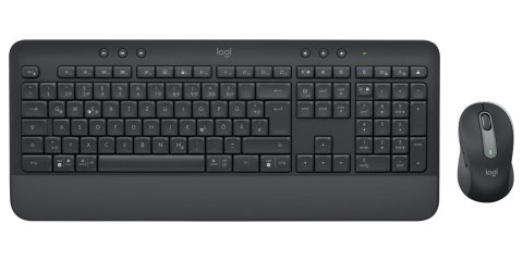 Logitech Signature MK650 Combo For Business klawiatura Dołączona myszka Biuro Bluetooth QWERTZ Niemiecki Grafitowy Logitech Signature MK650 Combo For Business klawiatura Dołączona myszka Biuro Bluetooth QWERTZ Niemiecki Grafitowy
