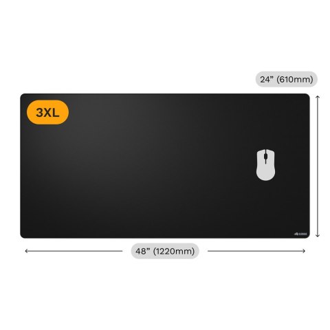 Podkładka pod mysz Glorious Mouse Pad 2 3XL - Stitched - Black Podkładka pod mysz Glorious Mouse Pad 2 3XL - Stitched - Black