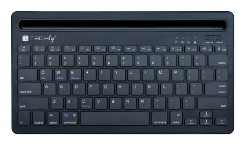 Techly ICTBK102U klawiatura Uniwersalne Bluetooth QWERTY Angielski Czarny