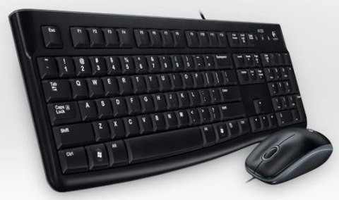 Zestaw klawiatura + mysz Logitech MK 120 DE Zestaw klawiatura + mysz Logitech MK 120 DE