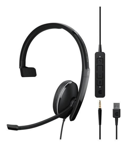 EPOS ADAPT 135 USB II Zestaw słuchawkowy Przewodowa Opaska na głowę Biuro/centrum telefoniczne USB Typu-A Czarny EPOS ADAPT 135 USB II Zestaw słuchawkowy Przewodowa Opaska na głowę Biuro/centrum telefoniczne USB Typu-A Czarny