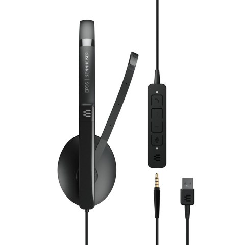 EPOS ADAPT 135 USB II Zestaw słuchawkowy Przewodowa Opaska na głowę Biuro/centrum telefoniczne USB Typu-A Czarny EPOS ADAPT 135 USB II Zestaw słuchawkowy Przewodowa Opaska na głowę Biuro/centrum telefoniczne USB Typu-A Czarny